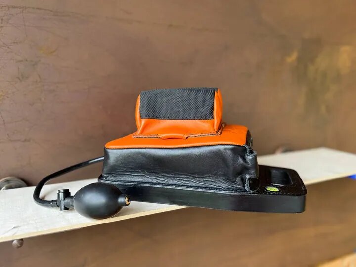 High angled Unfolded bag with air cushion